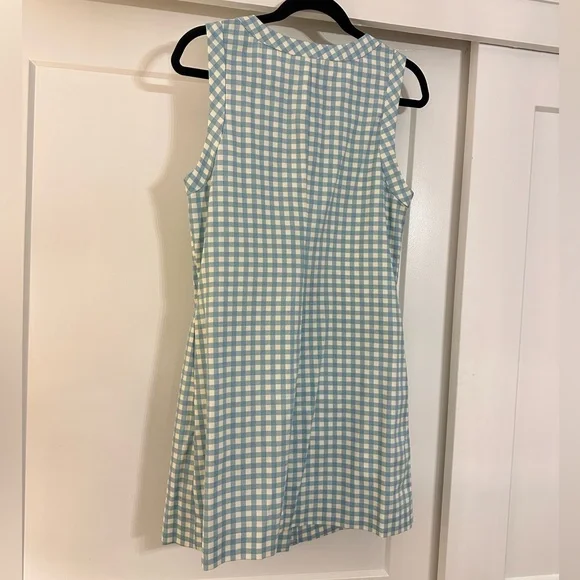 NWT - Tillie Sleeveless Gingham Dress in Light Blue - Picture 4 of 4